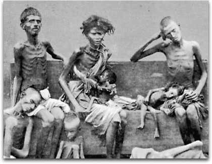 Bengal famine - family
