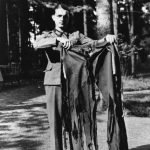hitler's damaged  trousers after assassination attempt